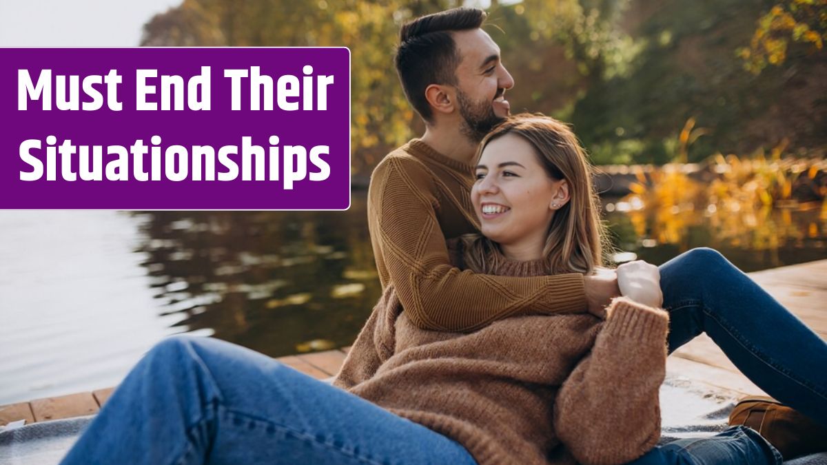 Young couple sitting on deck bridge by the river.