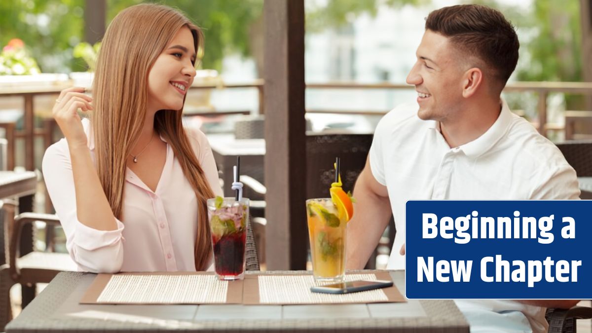 Two people in cafe enjoying the time spending with each other.