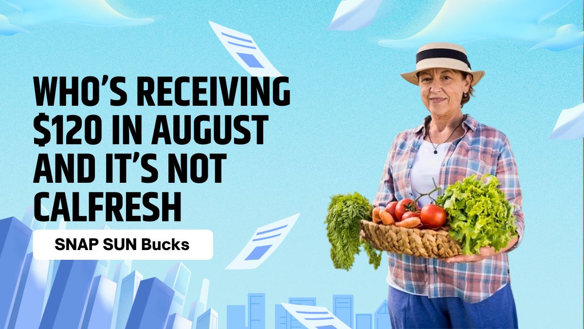 SNAP SUN Bucks - Who’s Receiving $120 in August and It’s Not CalFresh