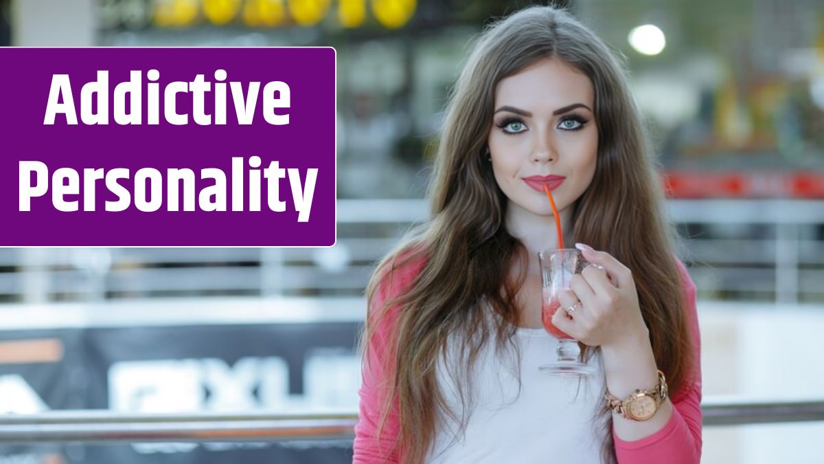 Young girl having a soda in a shopping center.