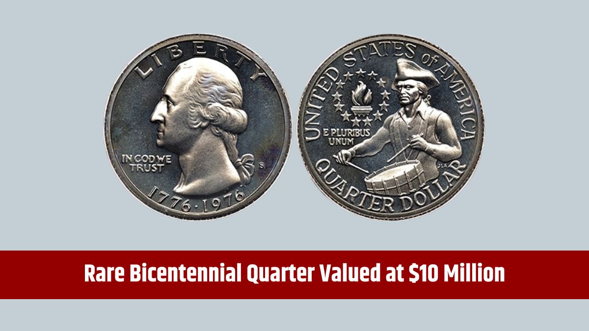 No S’ Proof Bicentennial Quarter